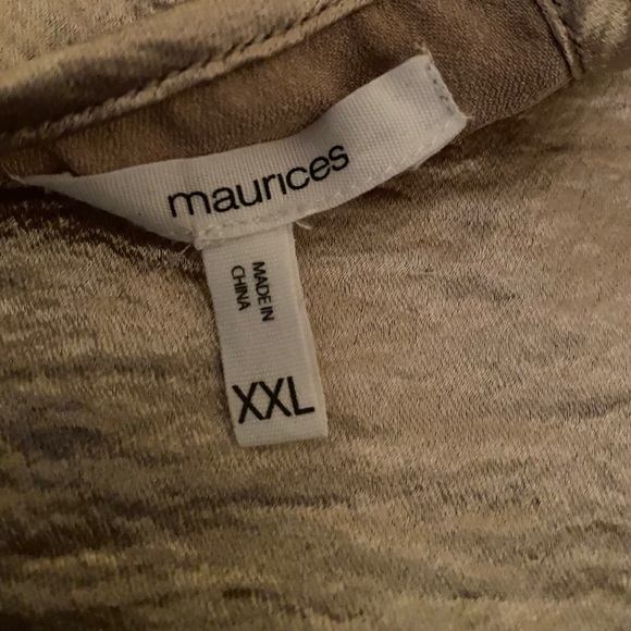 Satin shimmer gold tank top - Picture 4 of 4